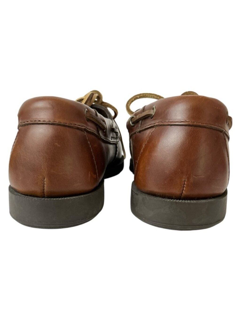 Bass Men’s Leather Boat Shoe Seafarer Dockside Loafer Size 8W - Picture 4 of 15